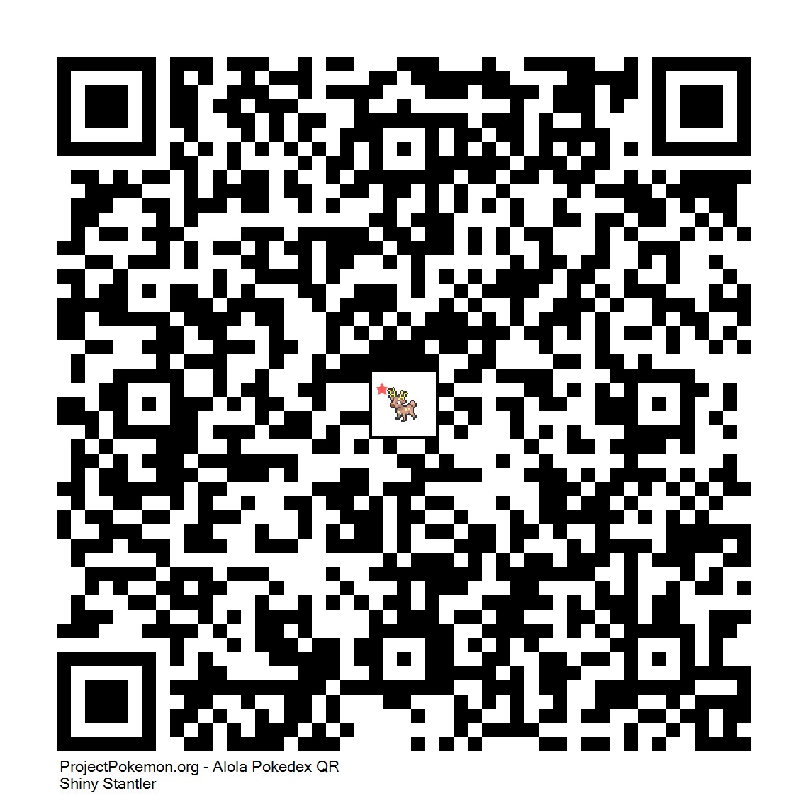 Cdigo QR de Stantler variocolor